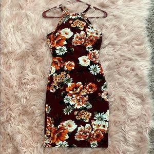 Maroon summer dress